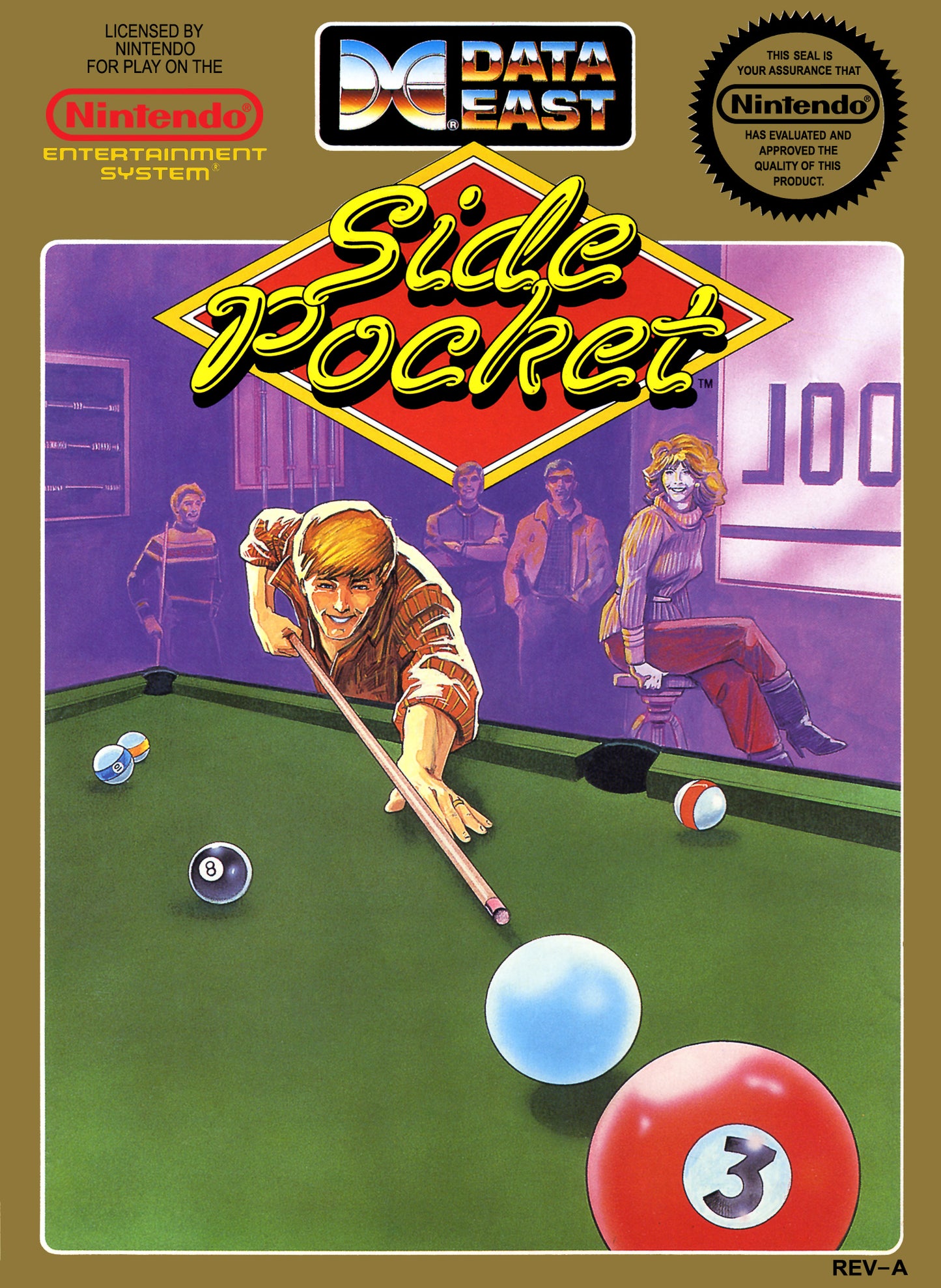 SIDE POCKET - NES (W/BOX)