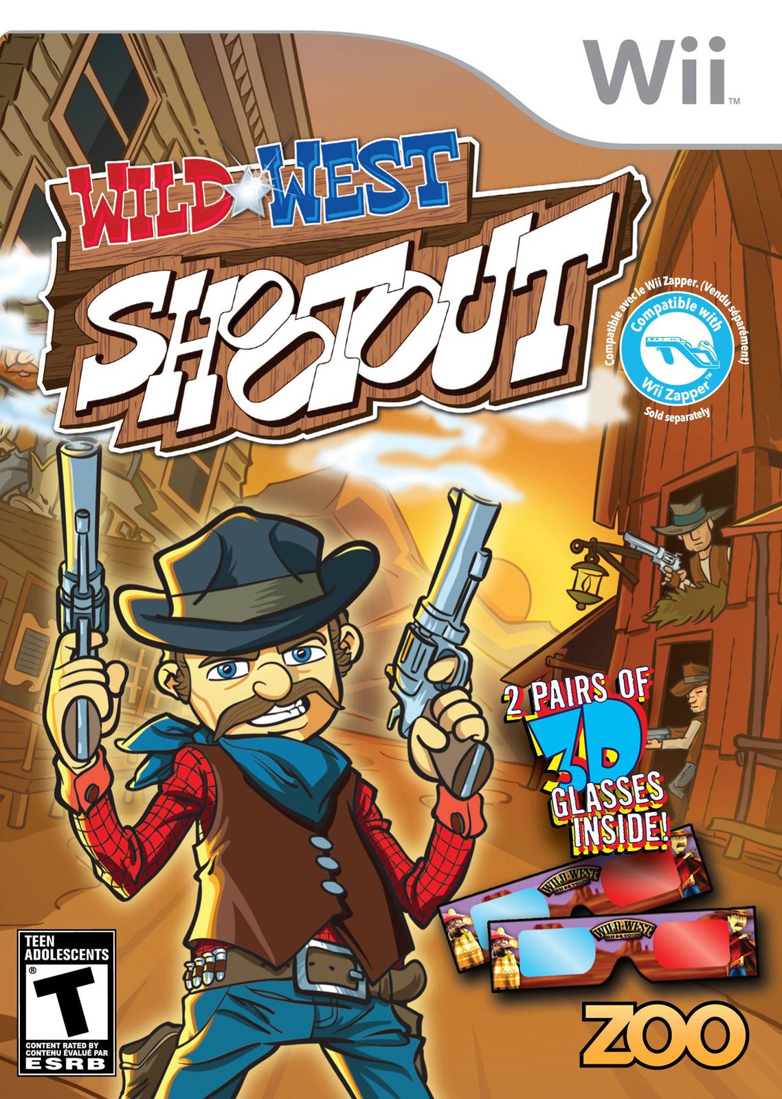 WILD WEST SHOOTOUT - WII