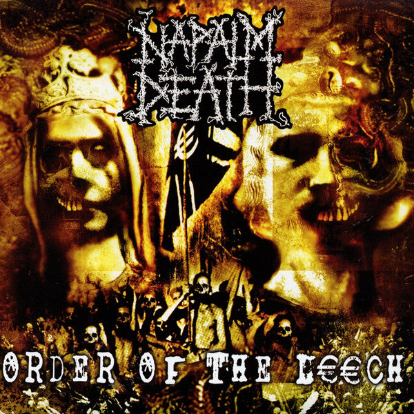 NAPALM DEATH - ORDER OF THE LEECH (GREY & WHITE COVER)