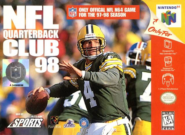 NFL QUARTERBACK CLUB 98 - N64 (W/BOX)