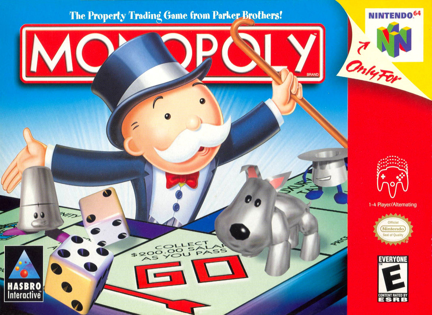 MONOPOLY - SNES (W/BOX & MANUAL)