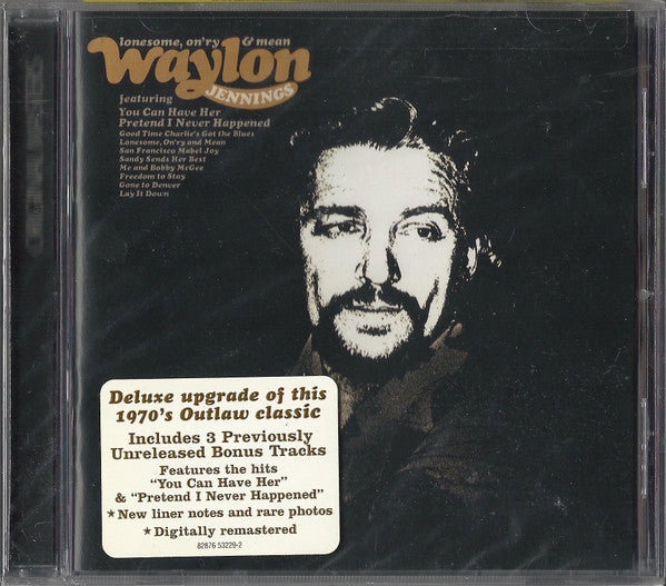 JENNINGS, WAYLON - LONESOME, ON'RY & MEAN