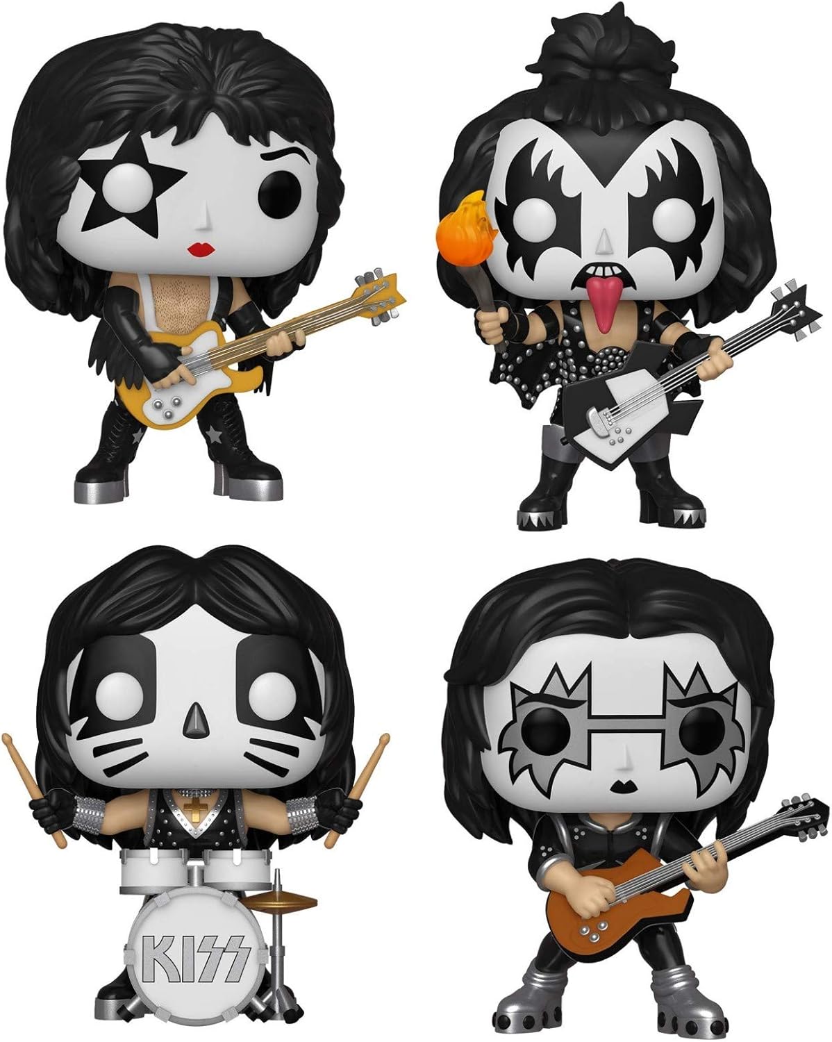 KISS #121-124 - FUNKO POP! SET OF 4