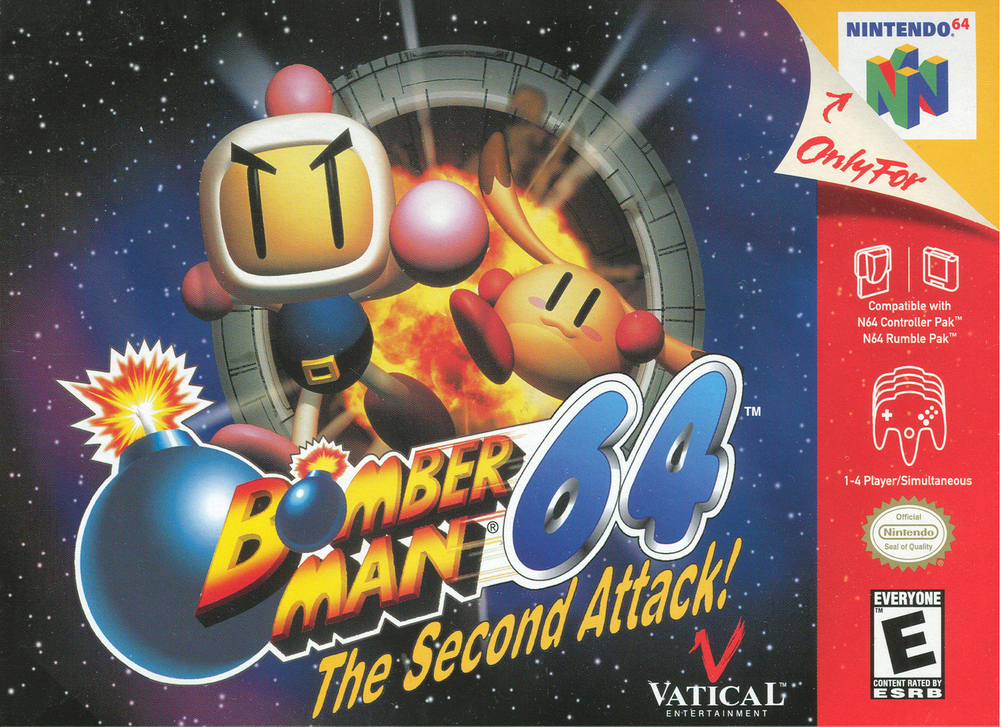 BOMBERMAN 64: SECOND ATTACK - N64