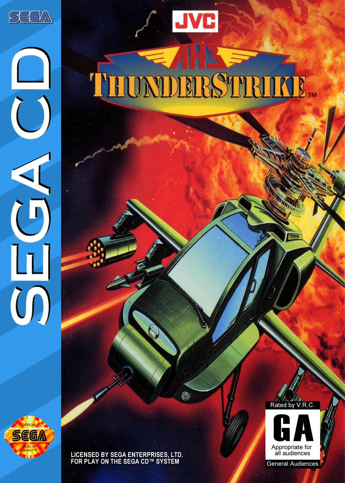 AH-3 THUNDERSTRIKE - SEGACD