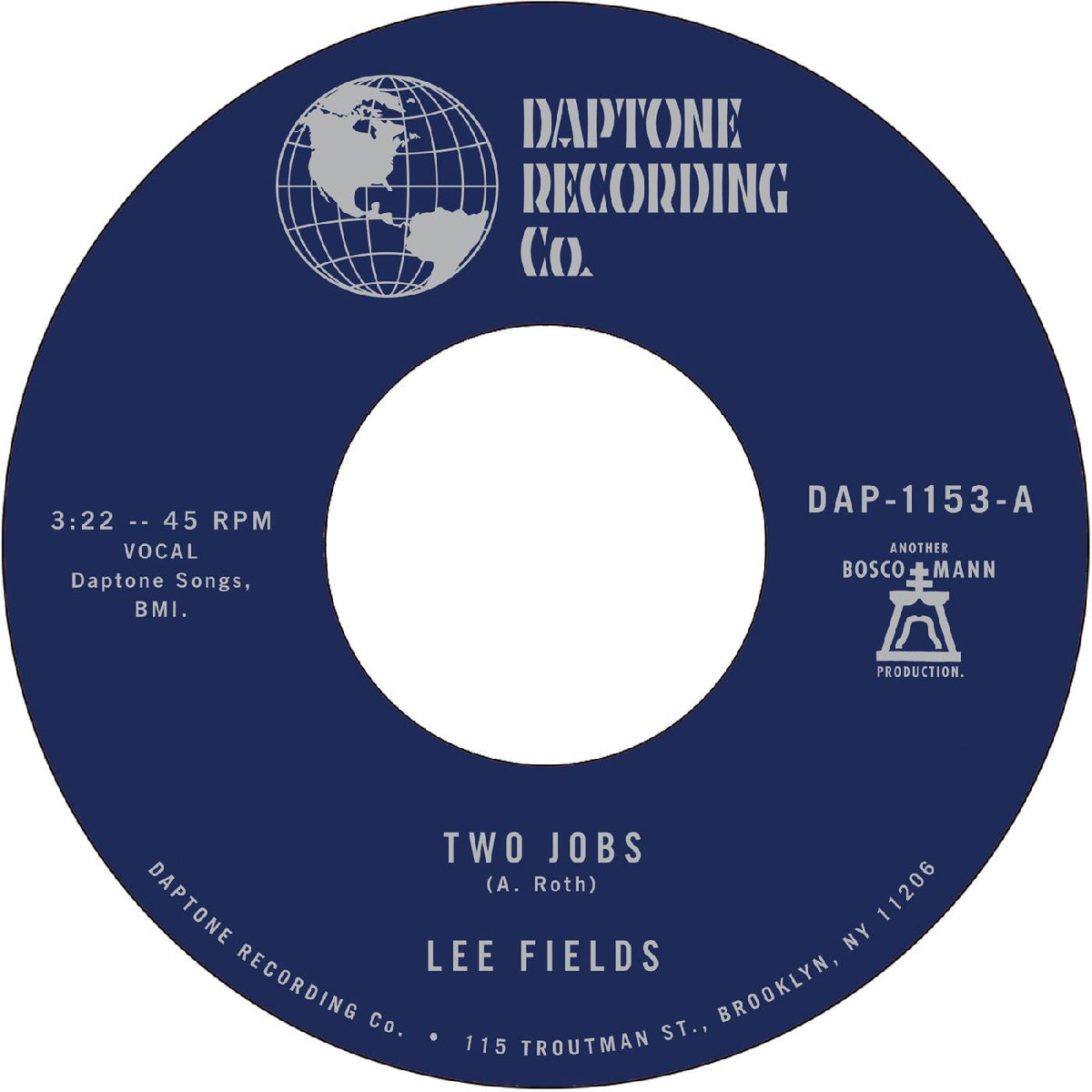 FIELDS, LEE - TWO JOBS B/W SAVE YOUR TEARS FOR SOMEONE NEW