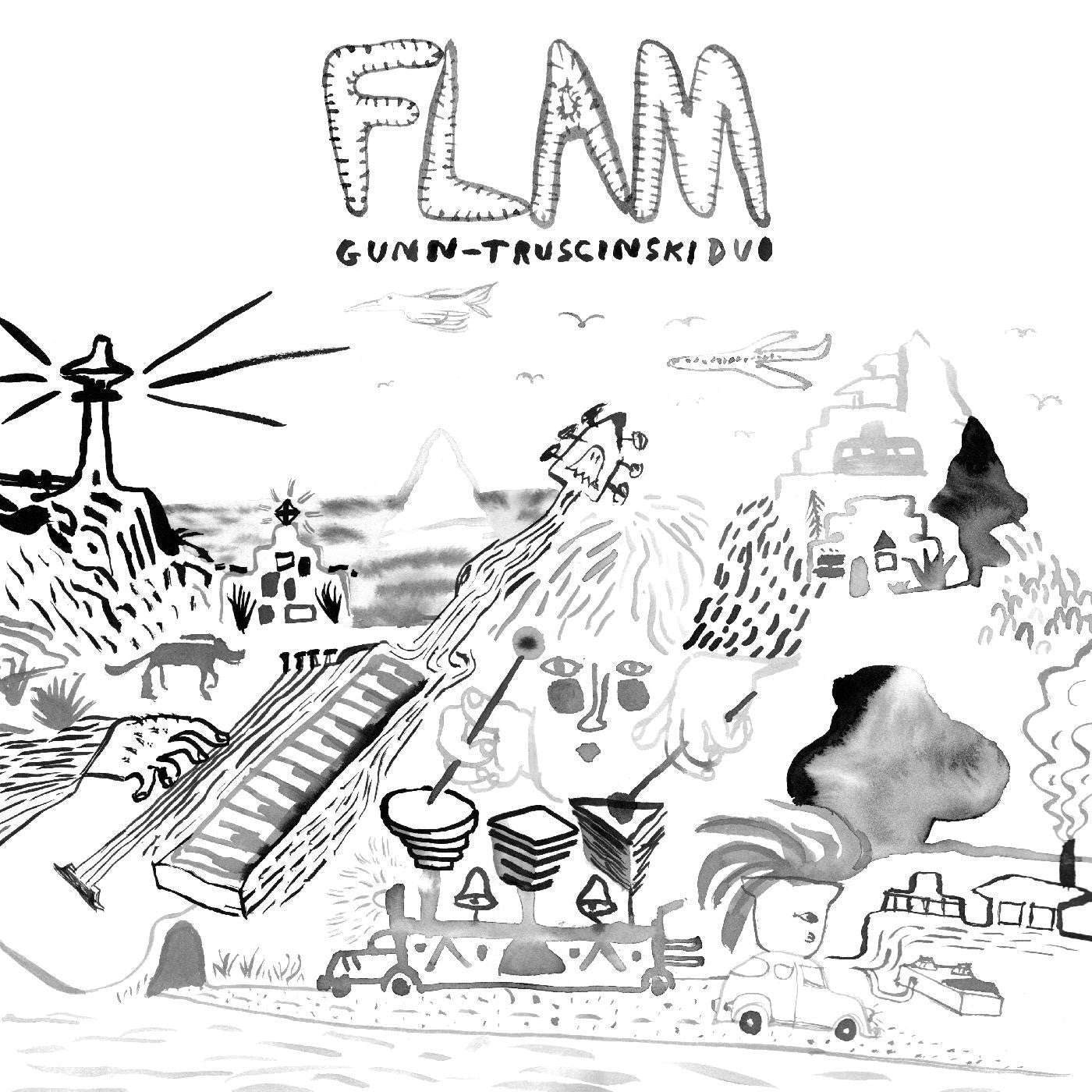 GUNN-TRUSCINSKI DUO - FLAM (INDIE EXCLUSIVE, TRANSPARENT PINK VINYL)