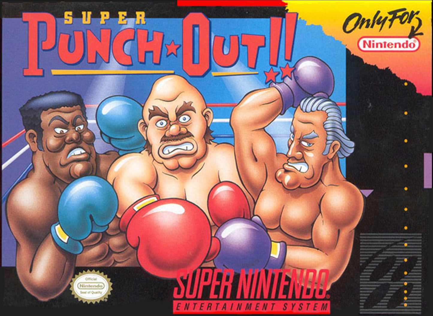 SUPER PUNCH OUT!! - SNES (W/BOX & MANUAL)