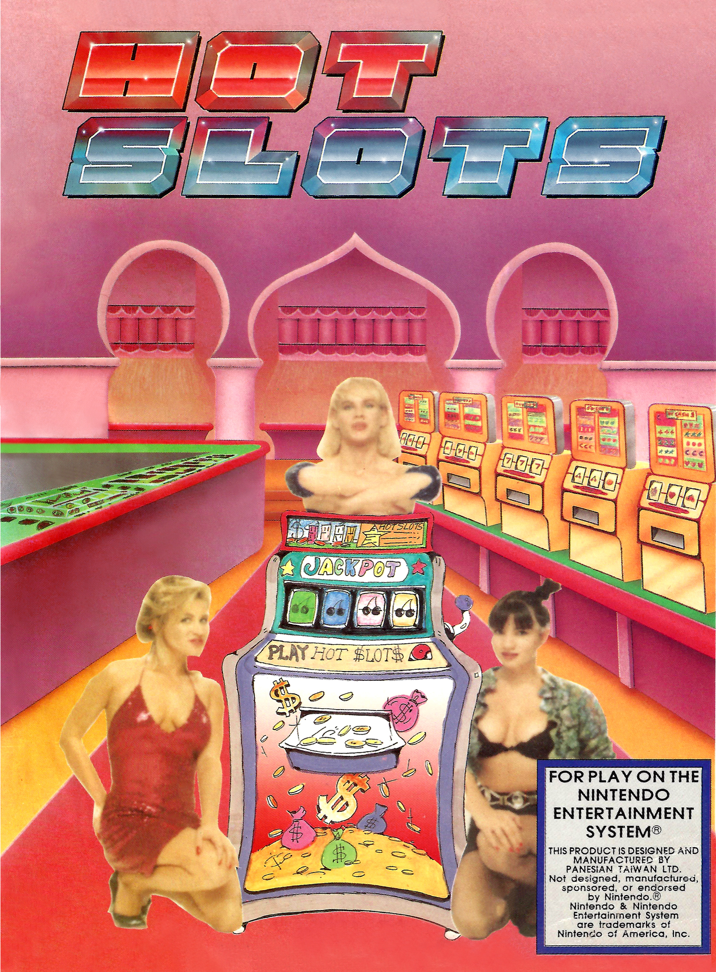 HOT SLOTS - NES (W/BOX & MANUAL)