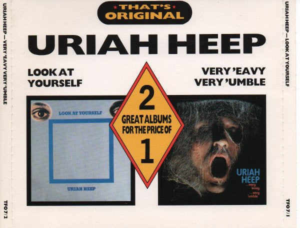 URIAH HEEP - LOOK AT YOURSELF/VERY'EAVY VERY'UMBLE