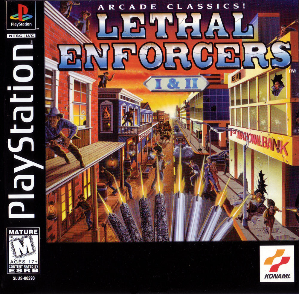 LETHAL ENFORCERS 1 & 2 - PS1
