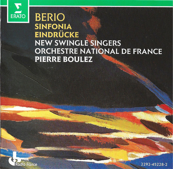 BERIO, LUCIANO - SINFONIA/EINDRUKE