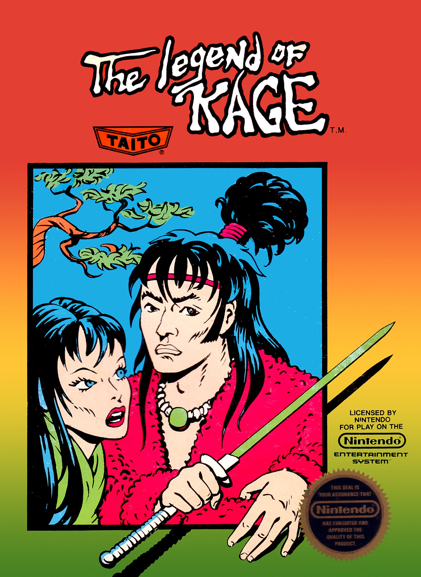 LEGEND OF KAGE - NES (W/BOX)
