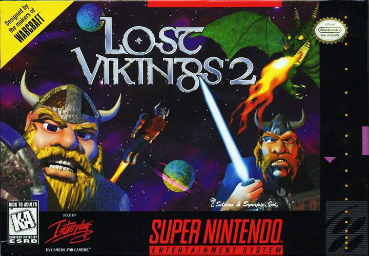 LOST VIKINGS 2 - SNES (W/BOX)