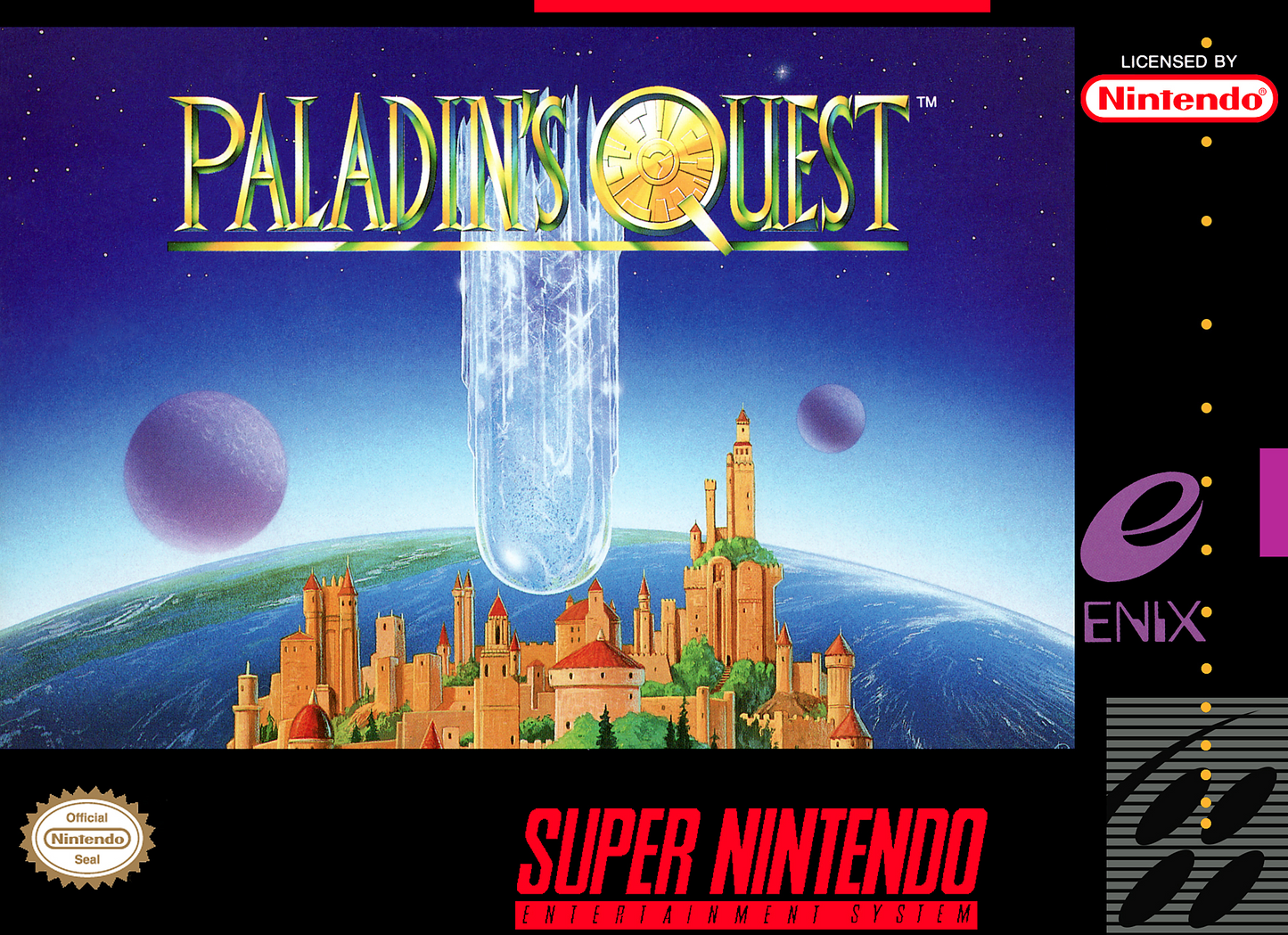PALADIN'S QUEST - SNES (W/BOX)
