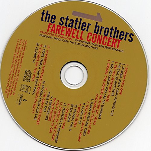 STATLER BROTHERS - FAREWELL CONCERT