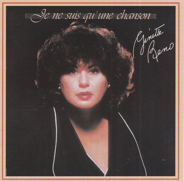 RENO, GINETTE - JE NE SUIS QU'UNE CHANSON