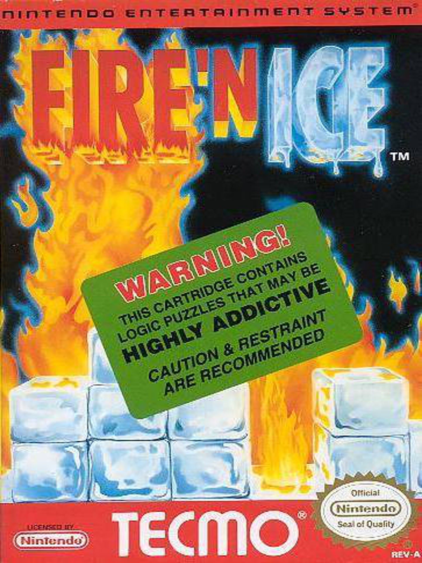 FIRE 'N ICE - NES (W/BOX & MANUAL)