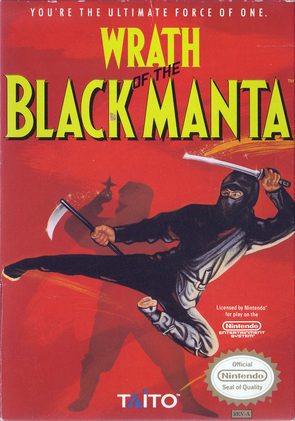 WRATH OF THE BLACK MANTA - NES (W/BOX)
