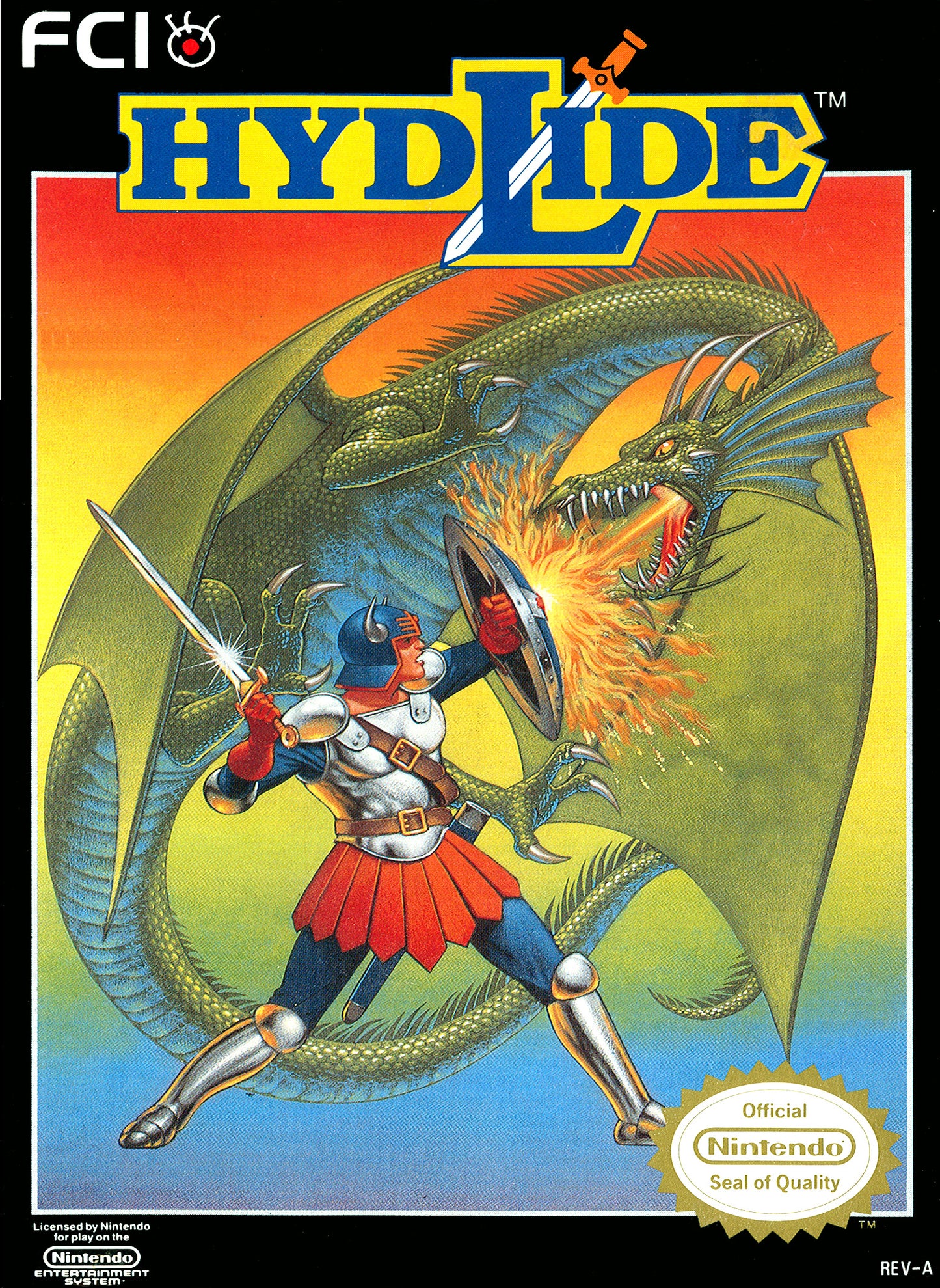 HYDLIDE - NES (W/BOX)