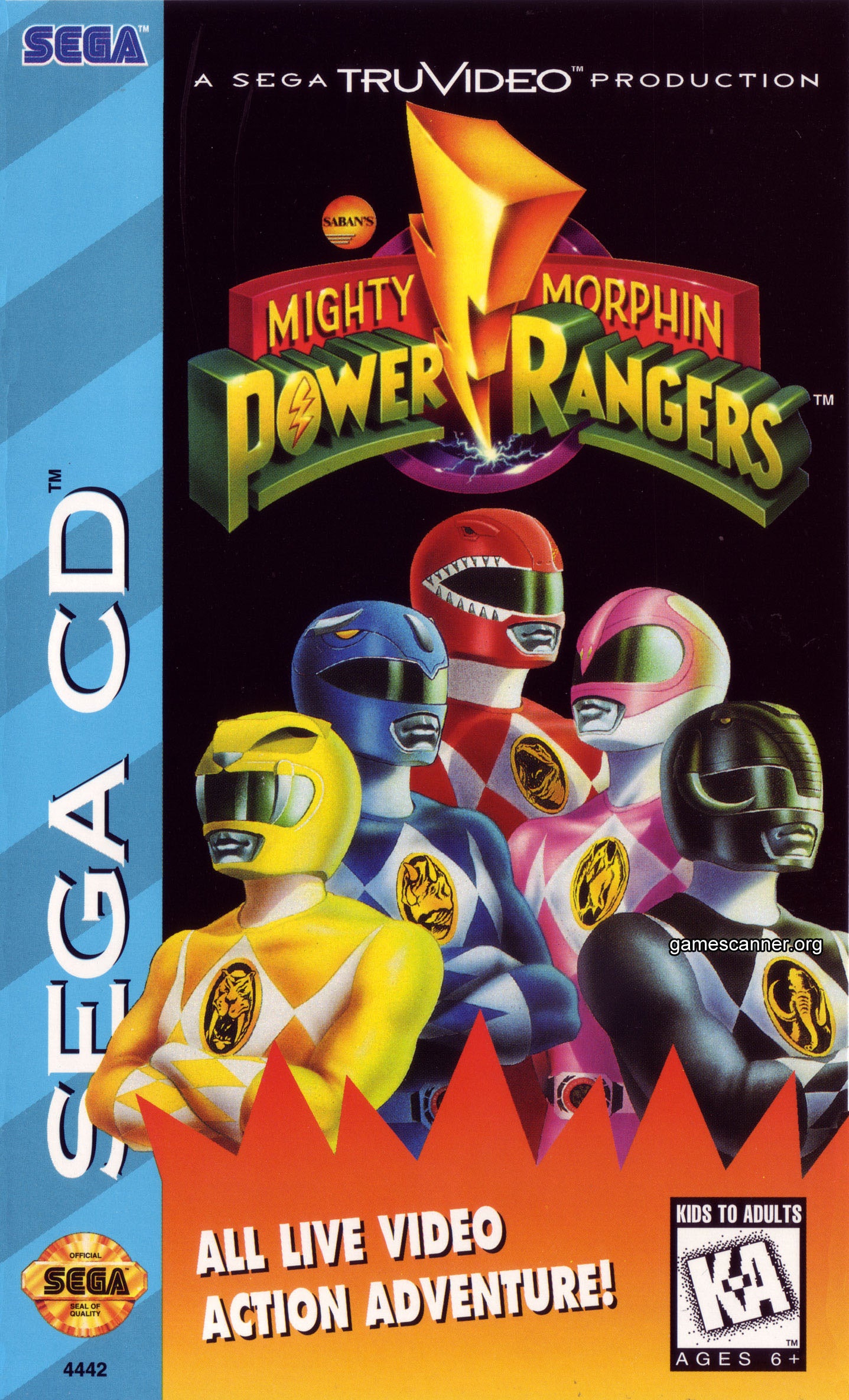 MIGHTY MORHPIN POWER RANGERS - SEGACD