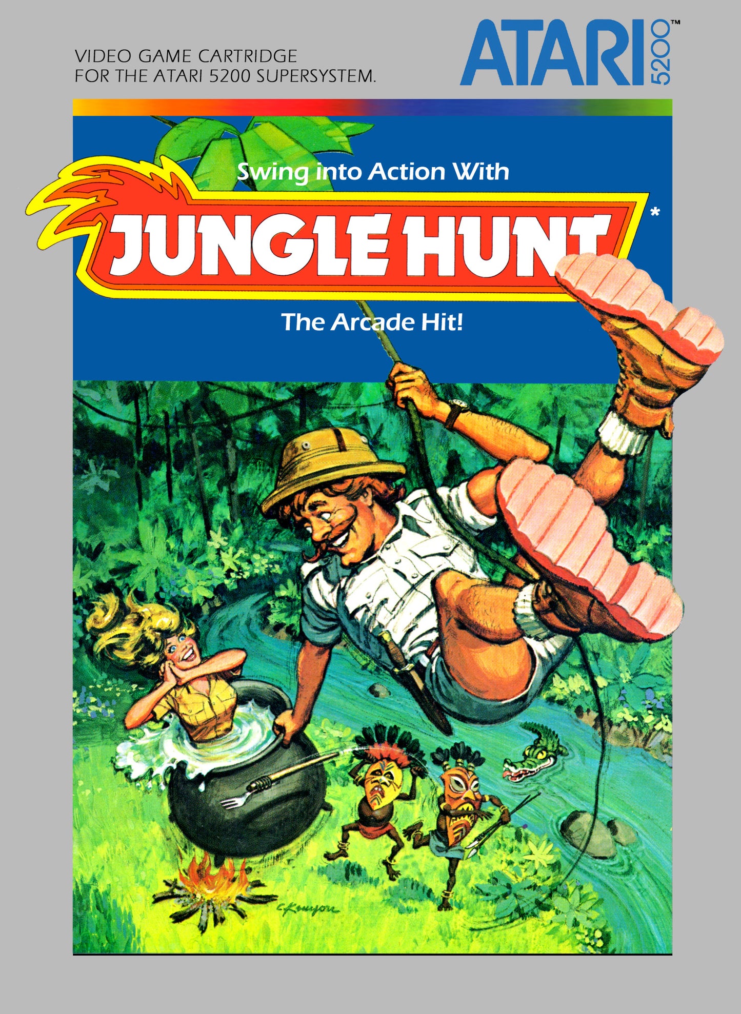 JUNGLE HUNT - ATARI5200