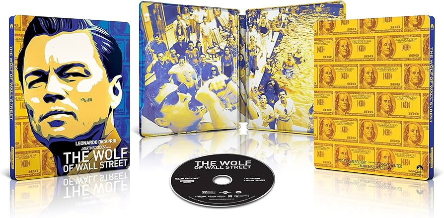 WOLF OF WALL STREET - BLU-4K-INC. BLU COPY (STEELBOOK)