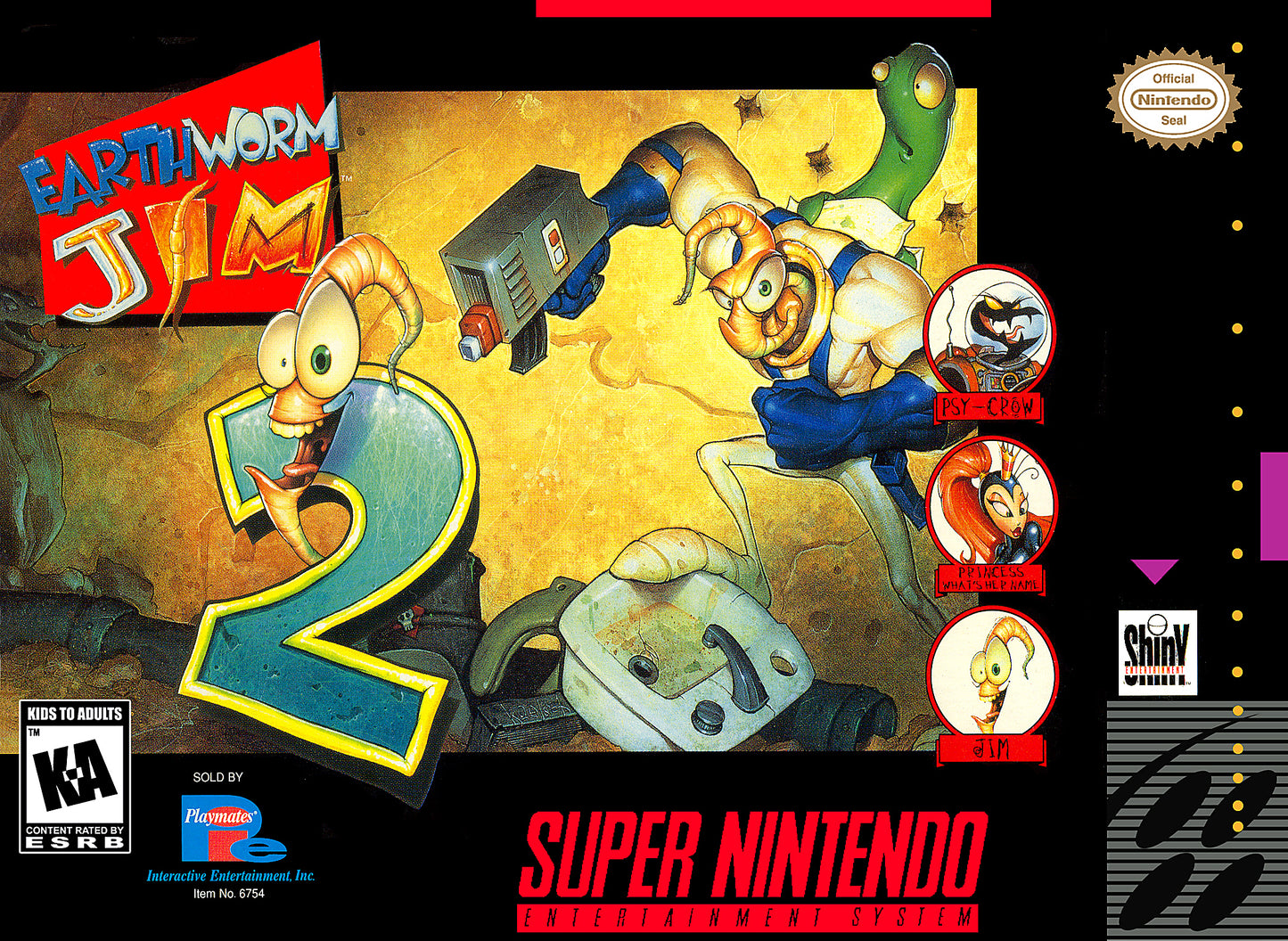 EARTHWORM JIM 2 - SNES