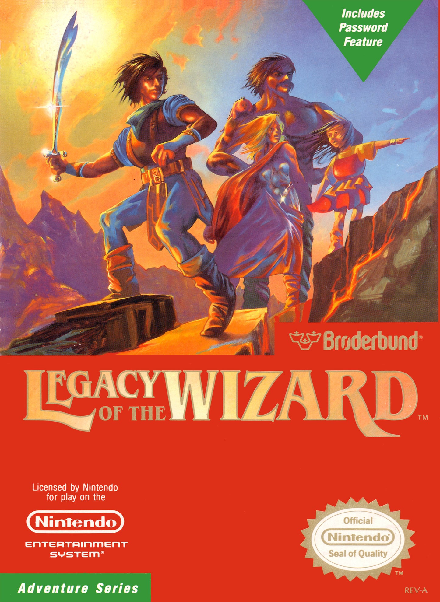 LEGACY OF THE WIZARD - NES