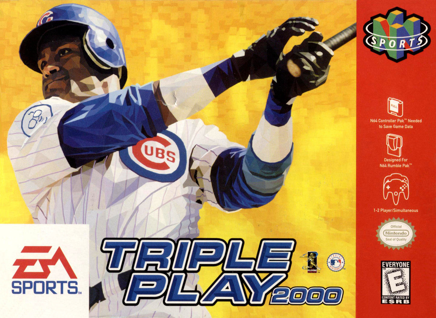 TRIPLE PLAY 2000 - N64 (CARTRIDGE ONLY)