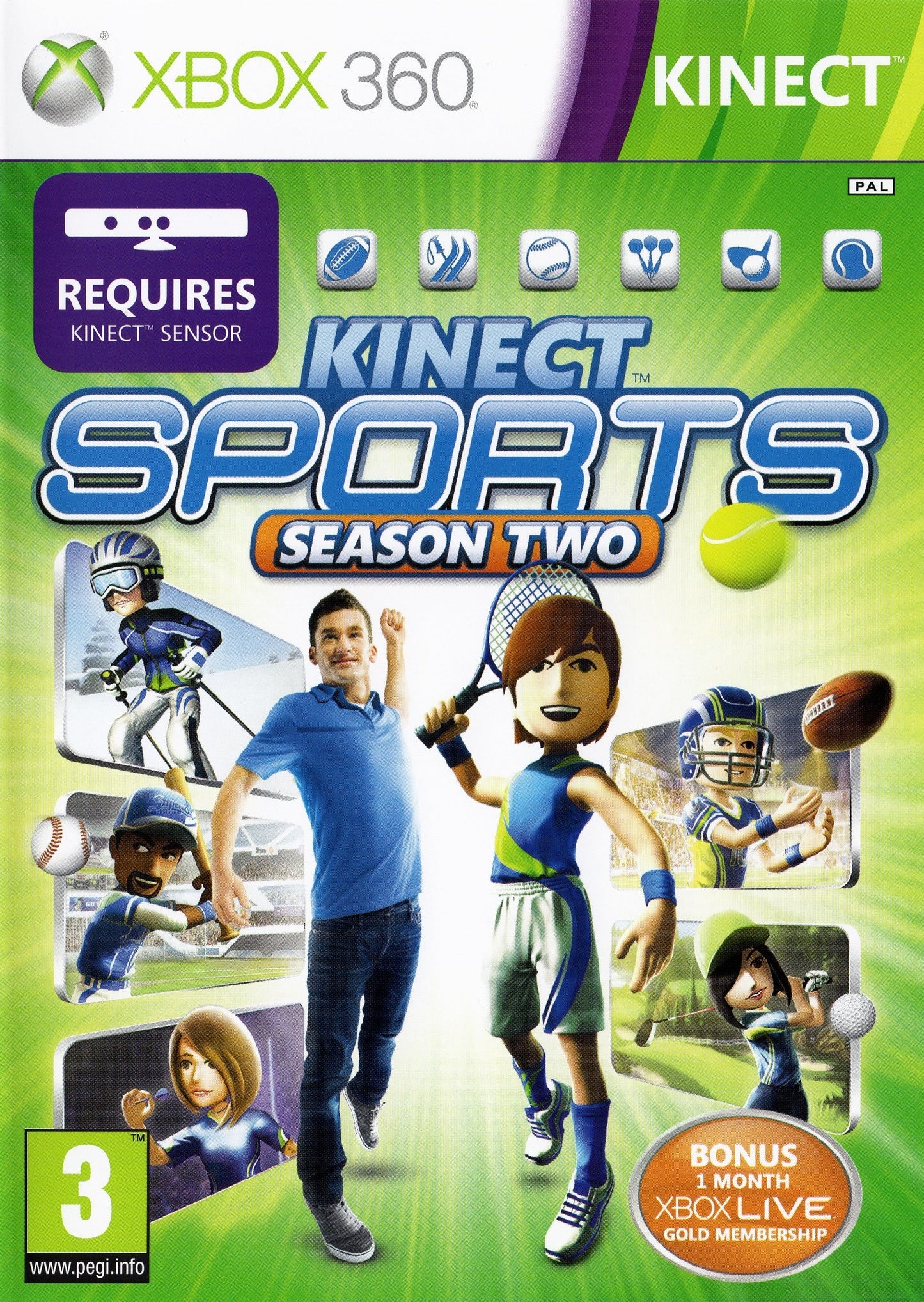 KINECT SPORTS: SEASON 1 & 2 - XBX360