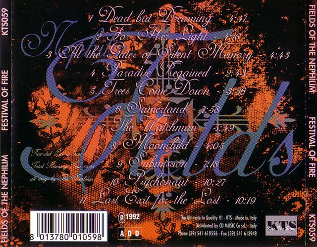 FIELDS OF THE NEPHILIM - FESTIVAL OF FIRE