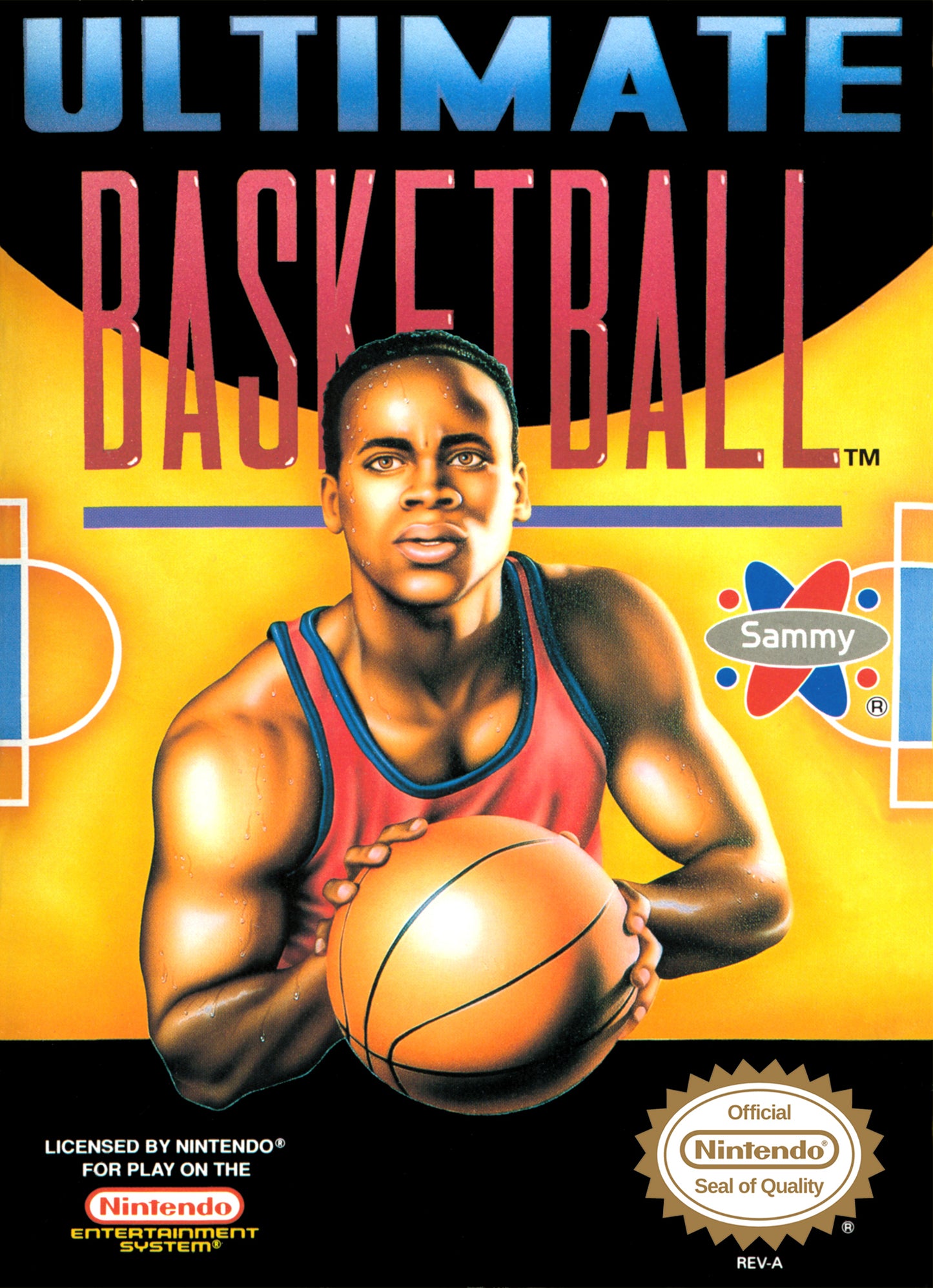 ULTIMATE BASKETBALL - NES (W/BOX & MANUAL)