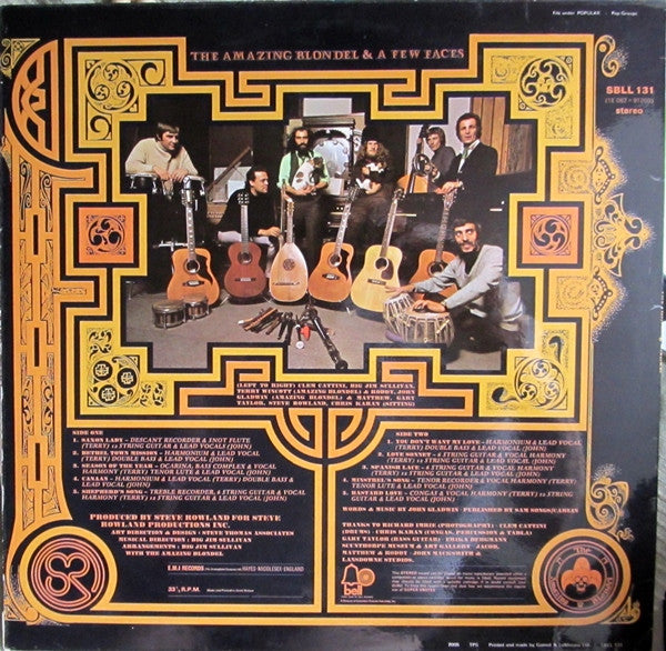 Amazing Blondel - Amazing Blondel & A Few Faces (Used LP)