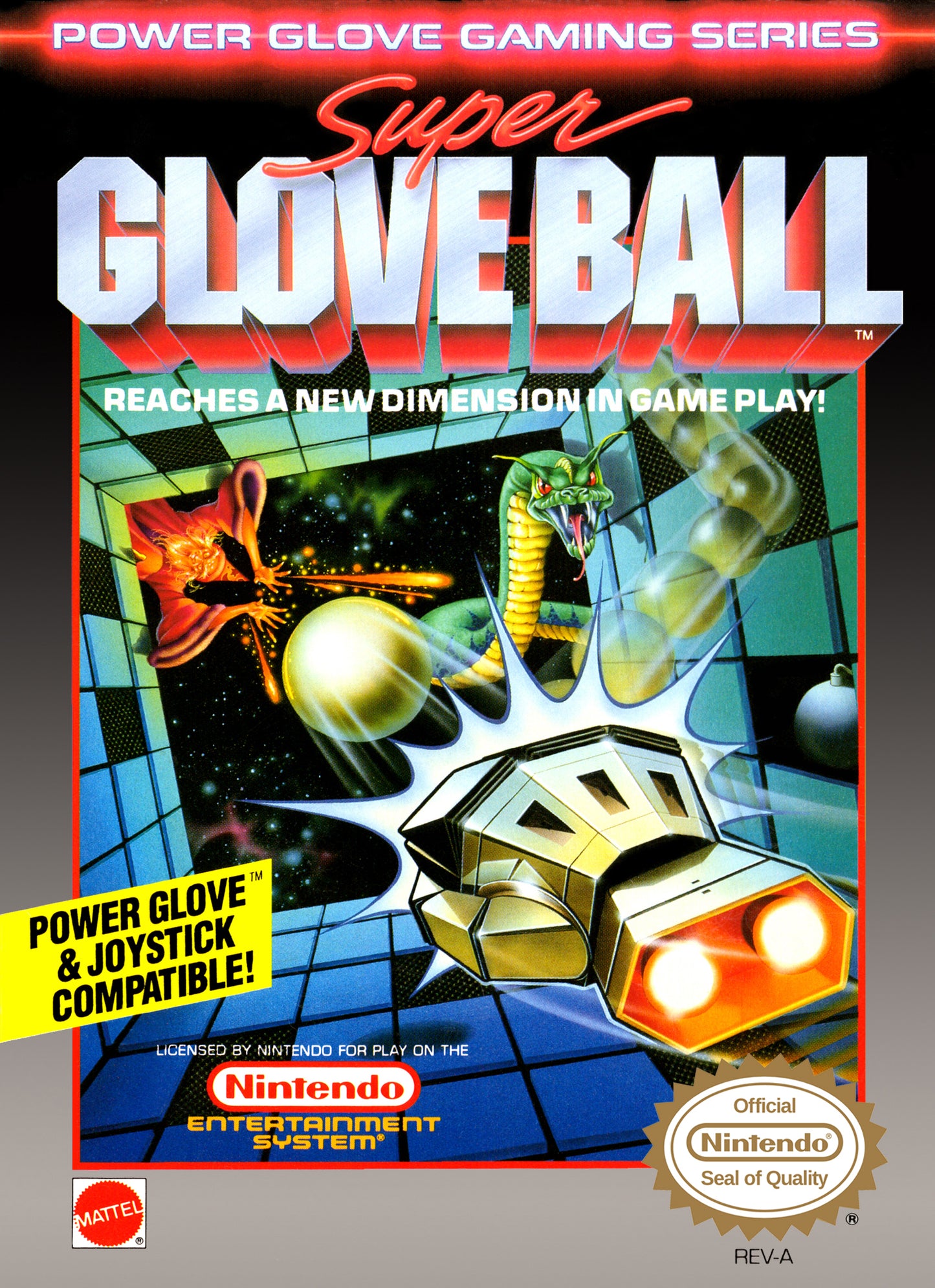 SUPER GLOVE BALL - NES (W/BOX & MANUAL)
