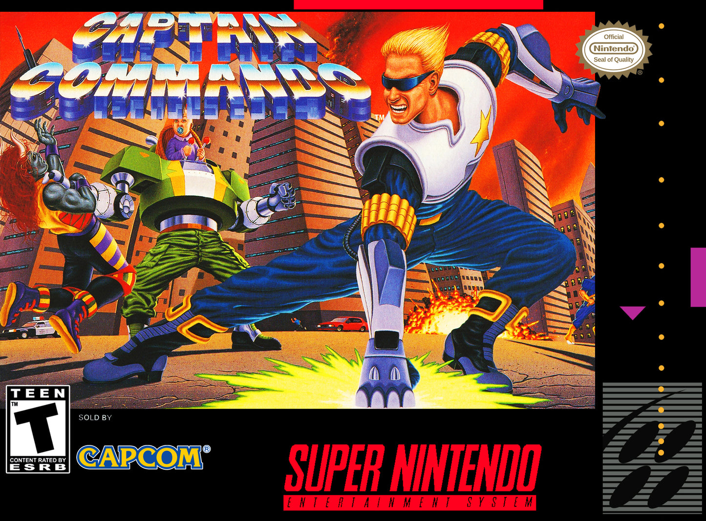 CAPTAIN COMMANDO - SNES (W/BOX)
