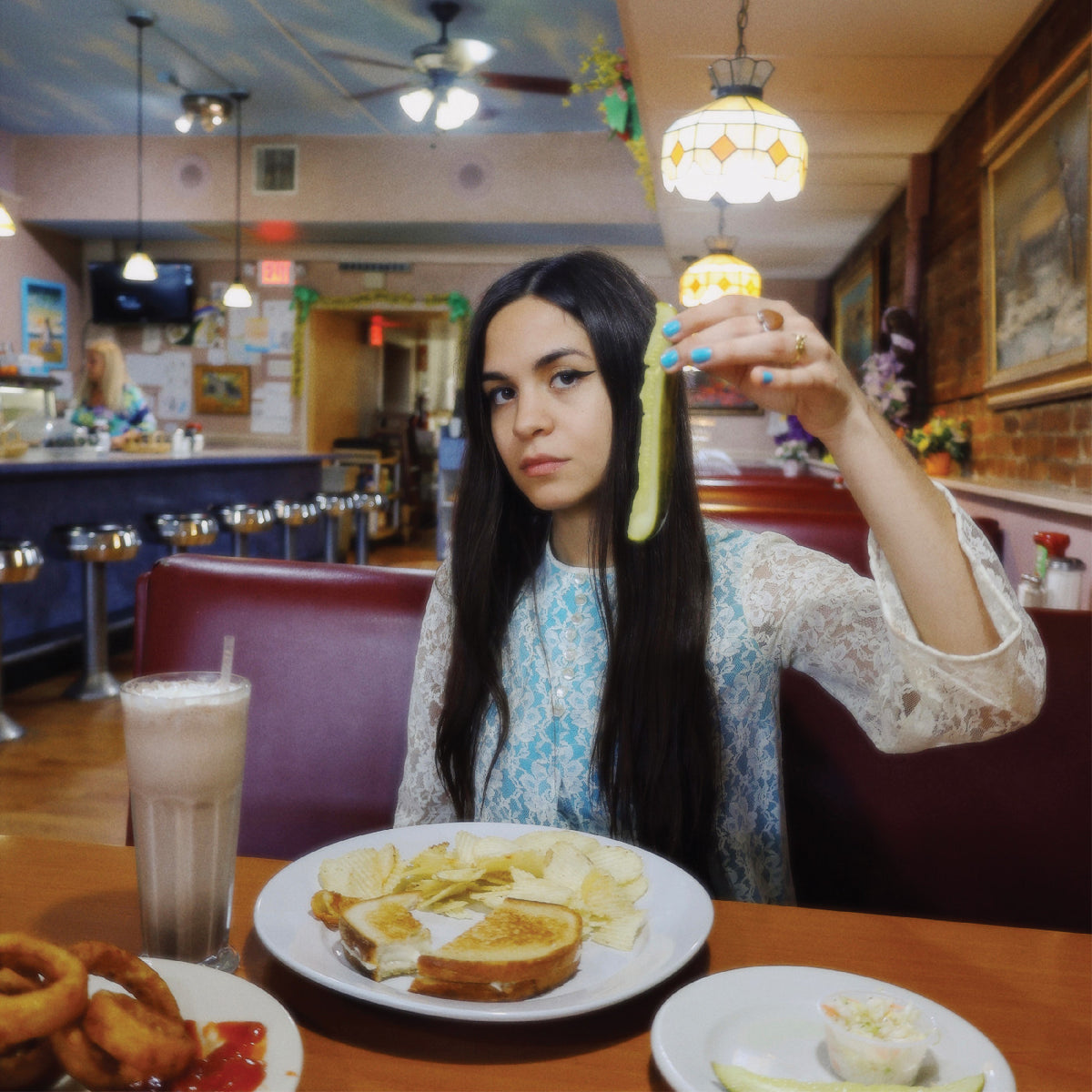LITTLETON, STOREY - AT A DINER (BLUE VINYL)