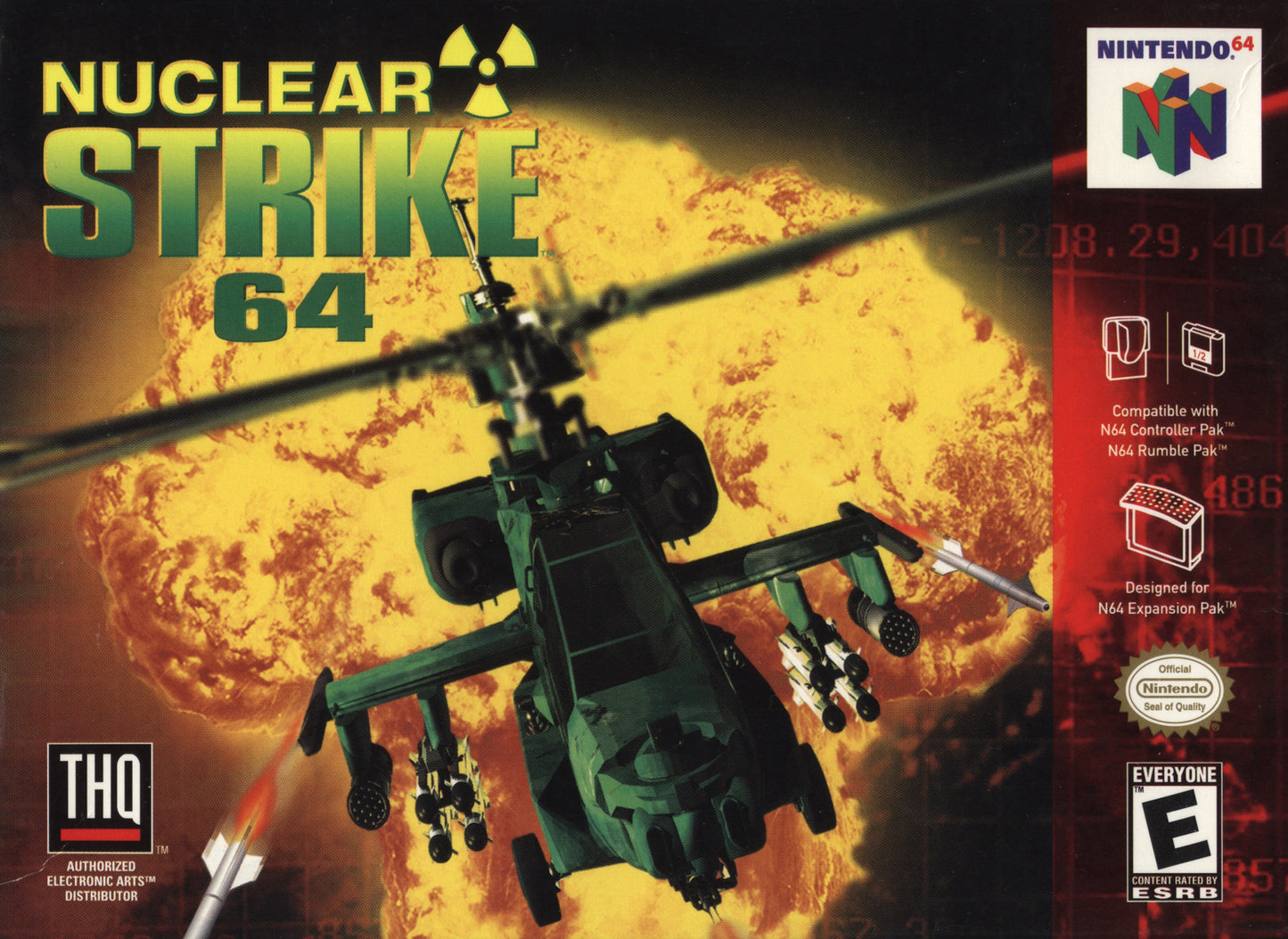 NUCLEAR STRIKE - N64 (W/BOX)