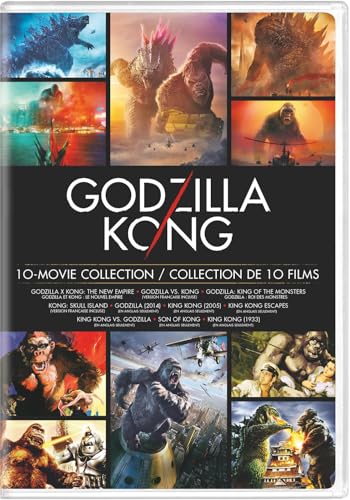 GODZILLA/KONG - DVD-10-MOVIE COLLECTION