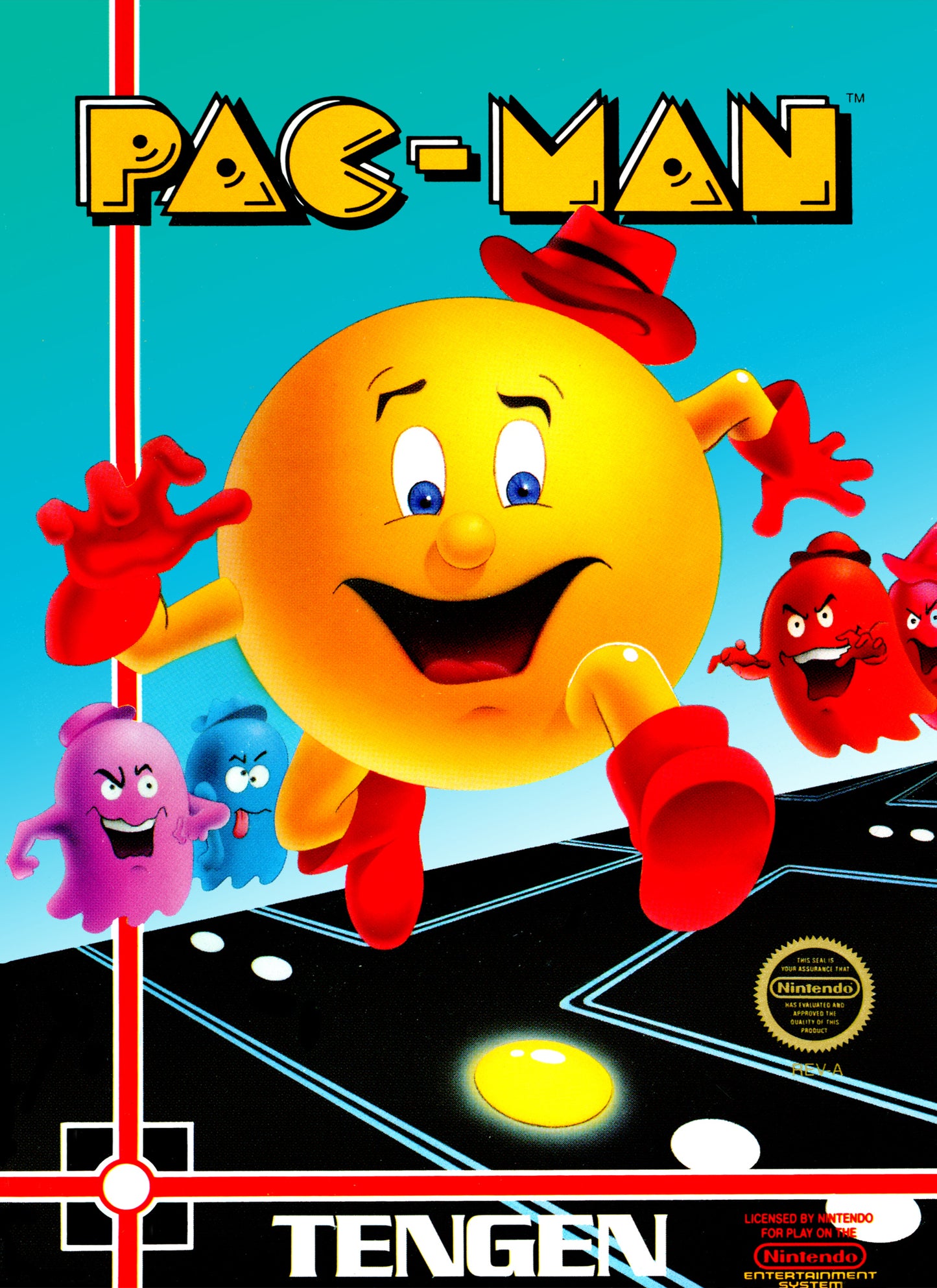 PAC-MAN (TENGEN) - NES (W/BOX)