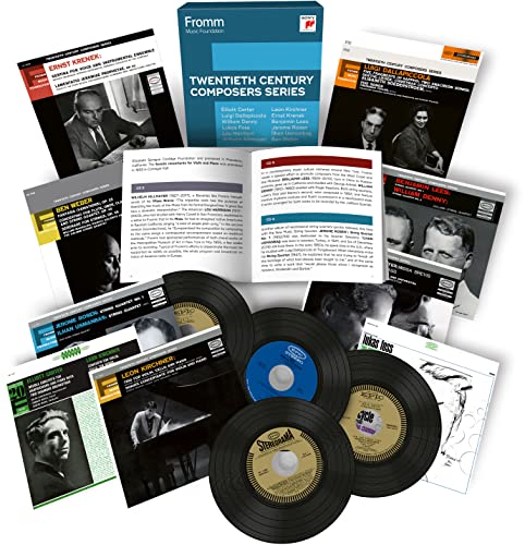 VARIOUS - FROMM MUSIC FOUNDATION TWENTIETH CENTURY COMPOSER SERIES (CD)