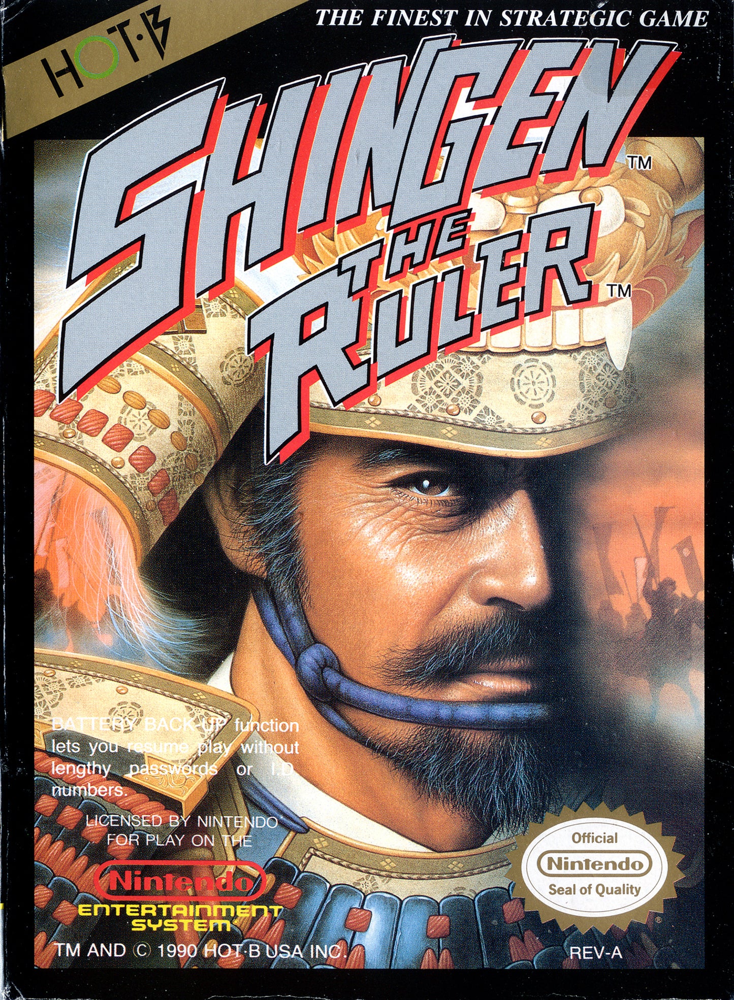 SHINGEN THE RULER - NES (W/BOX)