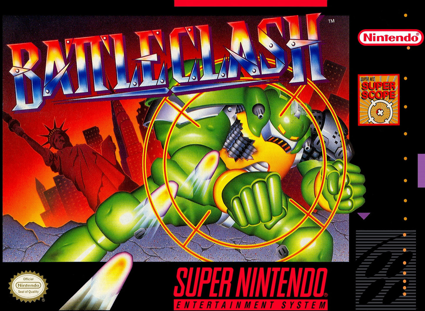 BATTLE CLASH - SNES (W/BOX)