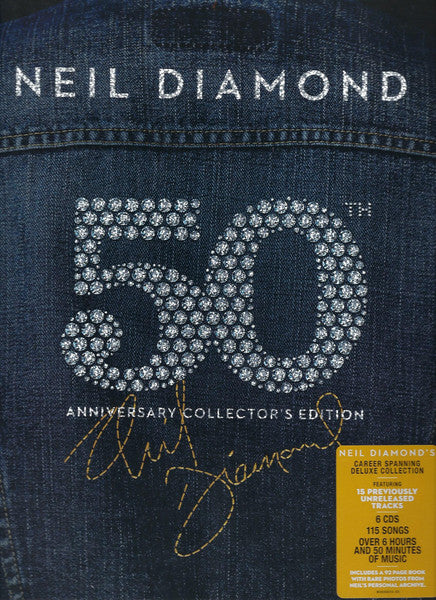 DIAMOND, NEIL - 50TH ANNIVERSARY COLLECTOR'S ED (5CDS/BL