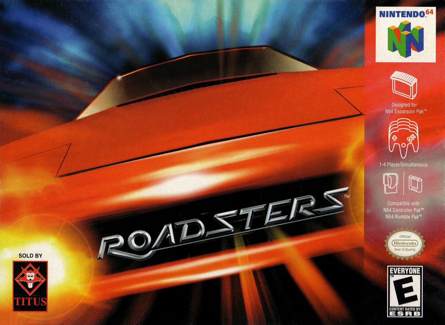 ROADSTERS - N64 (W/BOX)