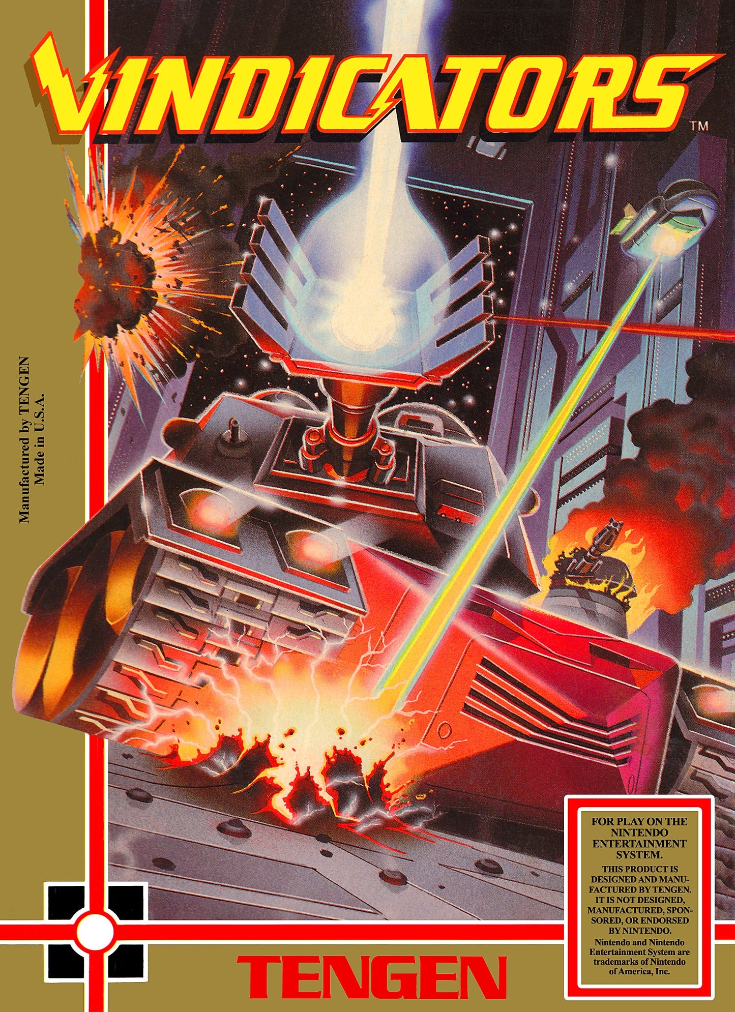 VINDICATORS - NES (W/BOX)