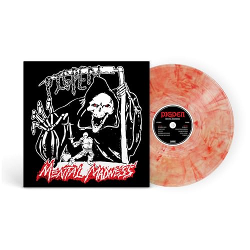 PIG PEN - MENTAL MADNESS (GARNET COLOURED VINYL)