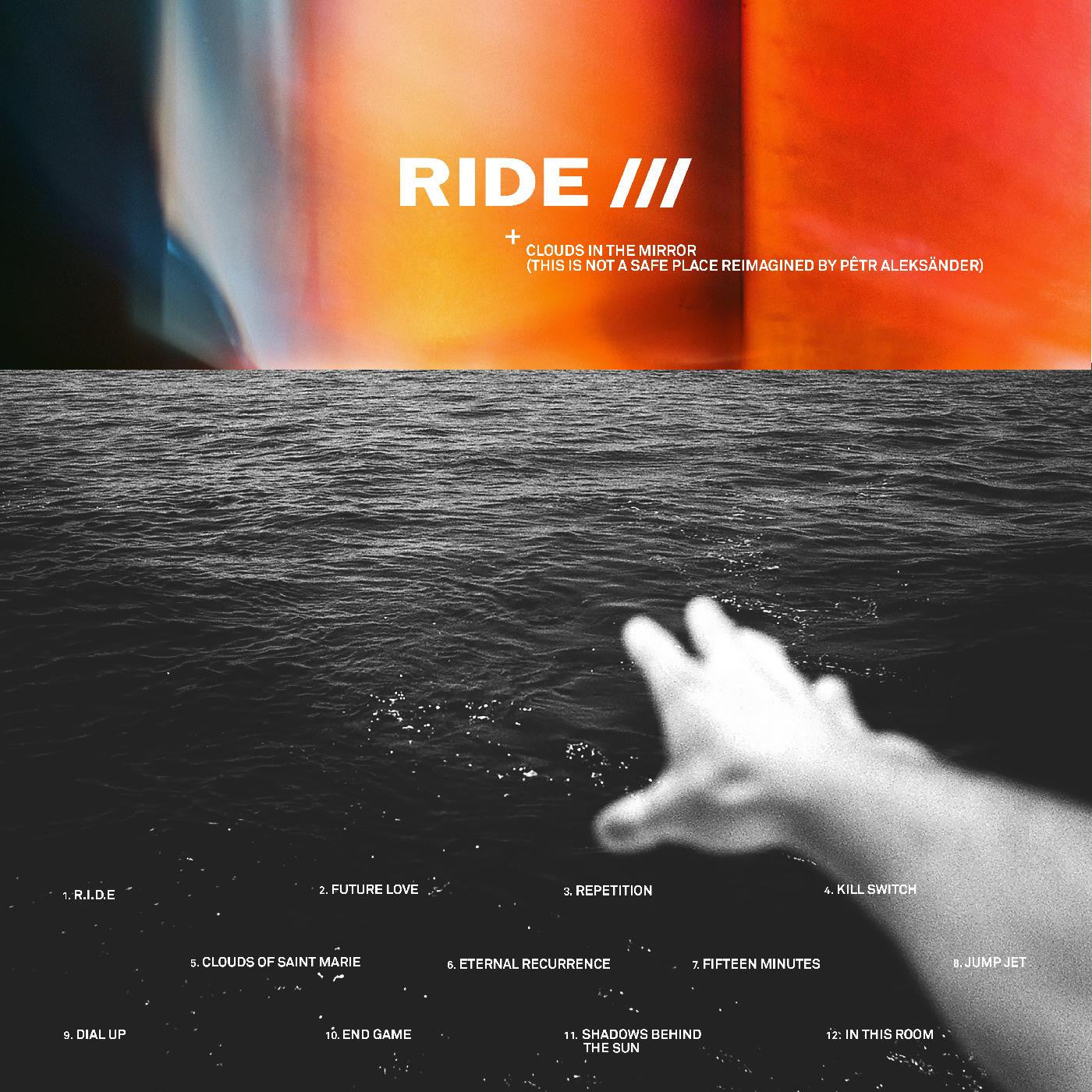 RIDE - CLOUDS IN THE MIRROR (THIS IS NOT A SAFE PLACE REIMAGINED BY PÊTR ALEKSÄNDER) (INDIE EXCLUSIVE, CLEAR VINYL)