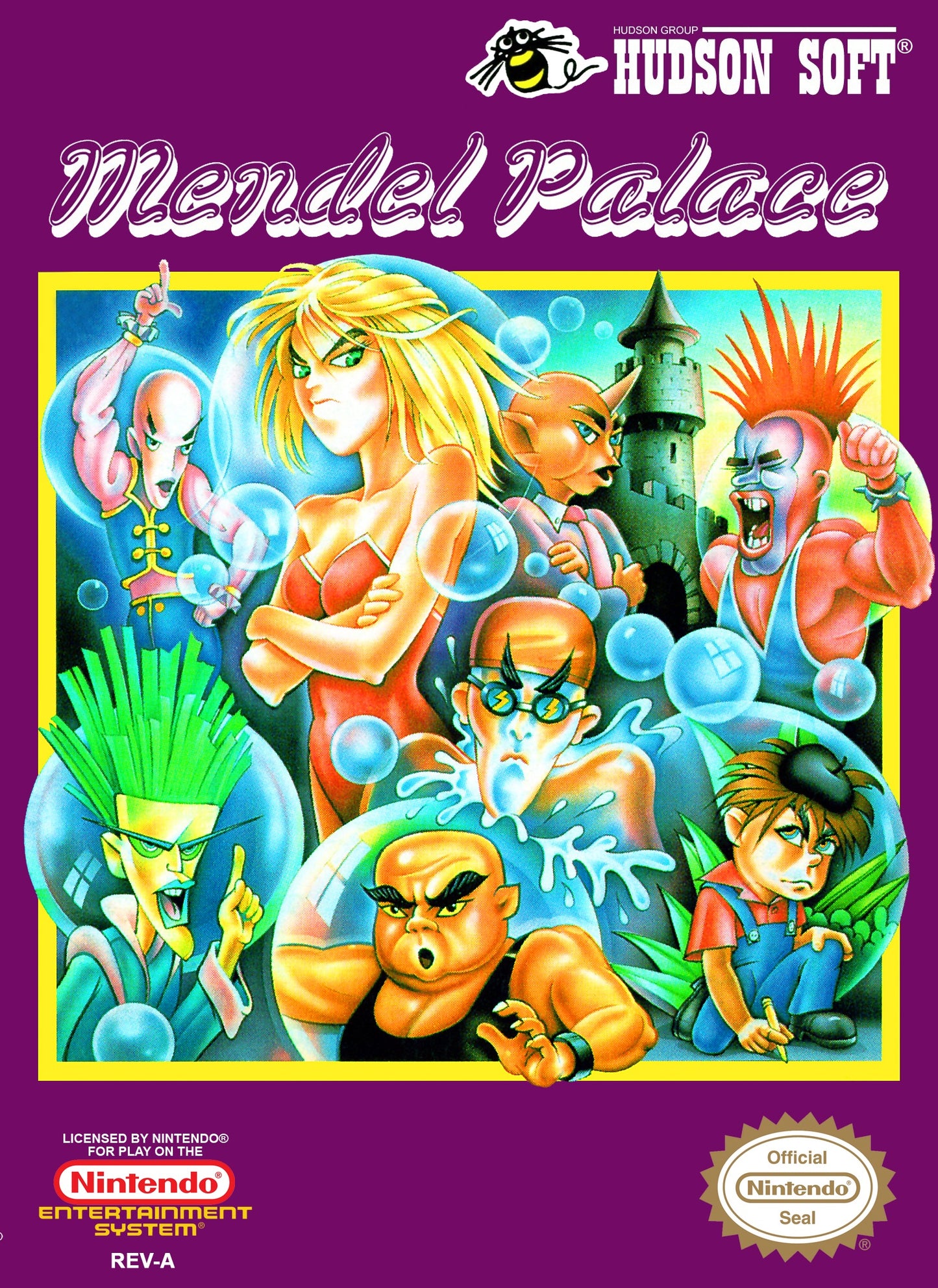MENDEL PALACE - NES (W/BOX & MANUAL)