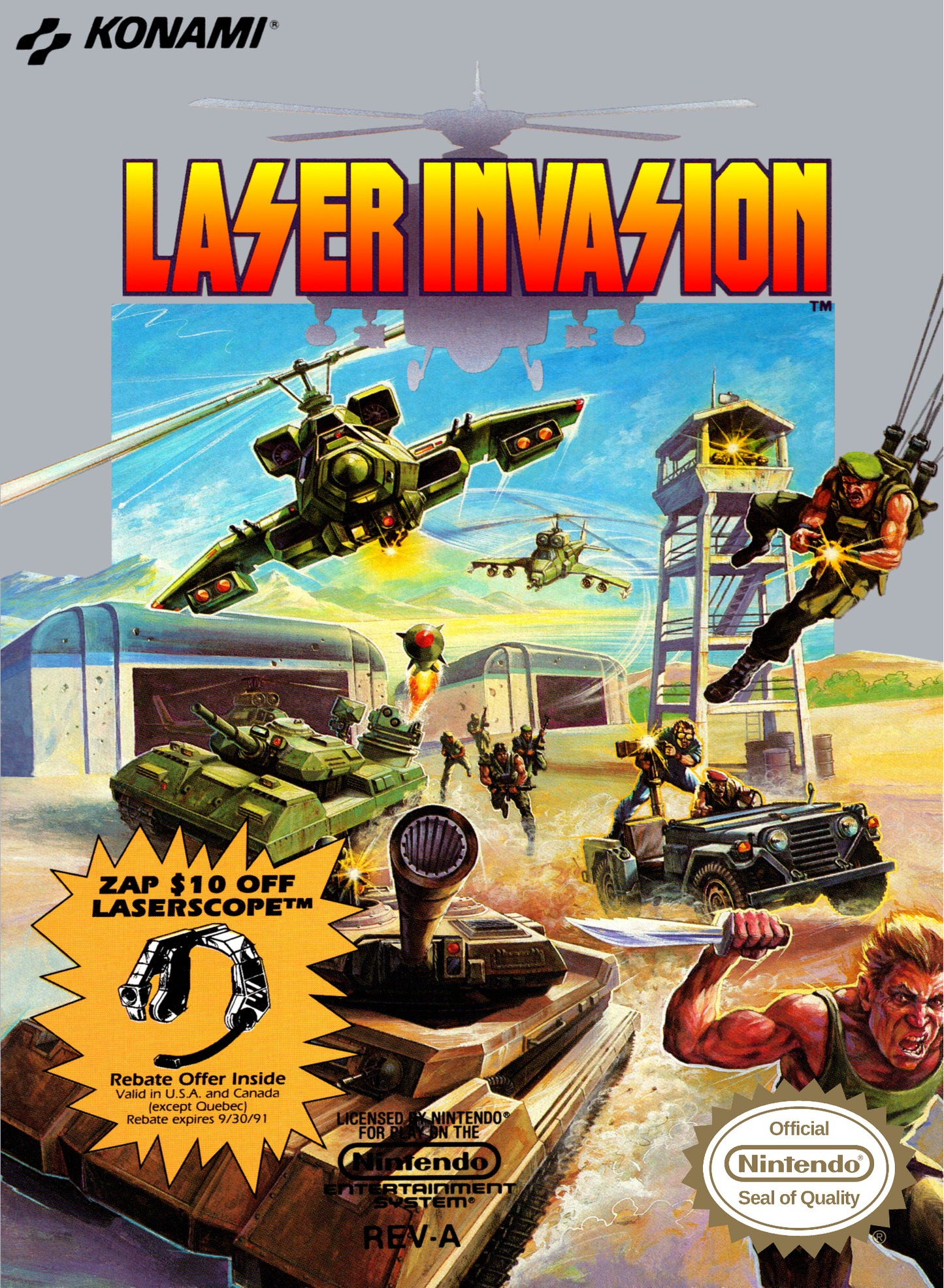 LASER INVASION - NES